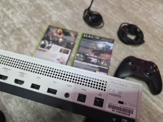 Xbox One S 500 GB Blanca + 2 Juegos,cables...