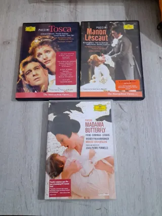 3 DVD Opere Liriche Puccini