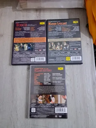 3 DVD Opere Liriche Puccini