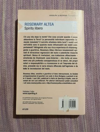 Libro "Spirito Libero" di Rosemary Altea