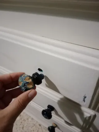 Cómoda de cajones blanca