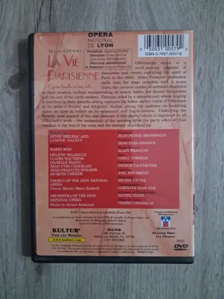 La Vie Parisienne DVD Opera di Lione