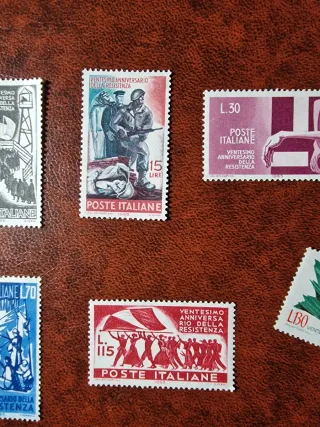 Serie francobolli Repubblica Italiana