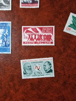 Serie francobolli Repubblica Italiana