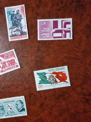 Serie francobolli Repubblica Italiana
