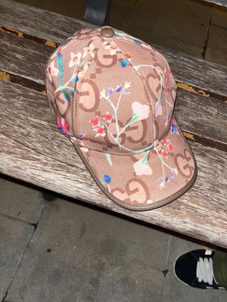 Gorra Gucci Beige Multicolor