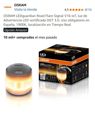 Baliza Osram LEDguardian Road Flare V16