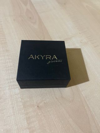 Bracciale Akyra Gioielli Acciaio e Caucciù Nero