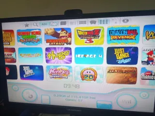 Nintendo Wii con muchos juegos