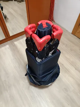 Cuna de viaje de El Corte Inglés con colchón