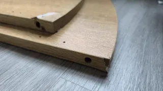 Mesa extensible madera y metal