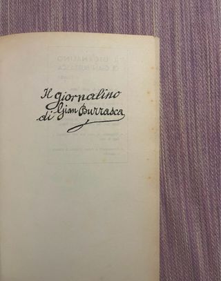 Libro "Il giornalino di Gian Burrasca" di Vamba