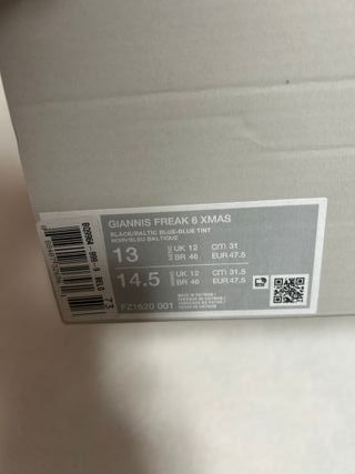 Nike Giannis Freak 6 Christmas