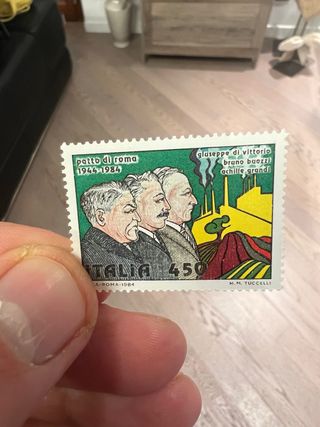 Francobollo Patto di Roma 1944-1984