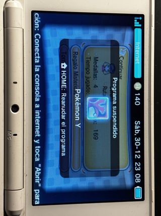 Pokemon Y Nintendo 3DS