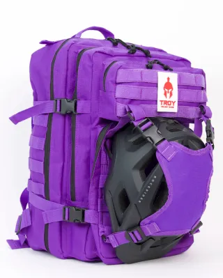 Mochila Táctica Militar CrossFit Morada Portacasco