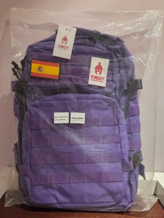 Mochila Táctica Militar CrossFit Morada Portacasco