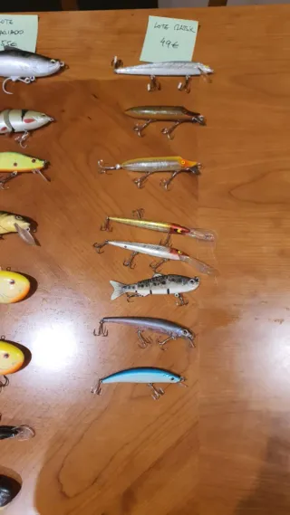 Lote señuelos pesca classic