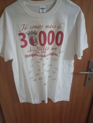 Camisola ScBraga autografada pela equipa