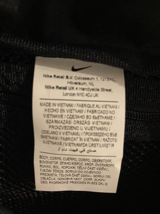 Riñonera Nike Negra Nueva a estrenar