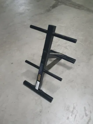 Soporte para discos de gimnasio