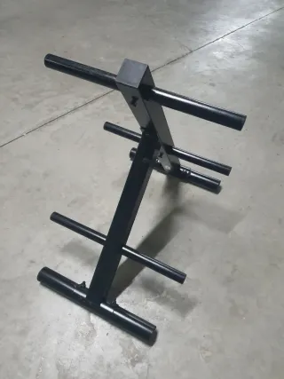 Soporte para discos de gimnasio