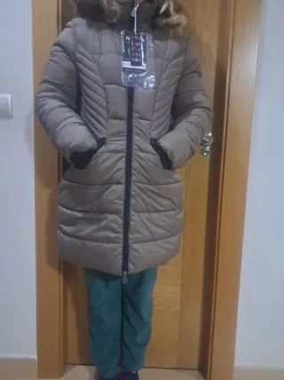 Parka Geographical Norway Beige Talla M