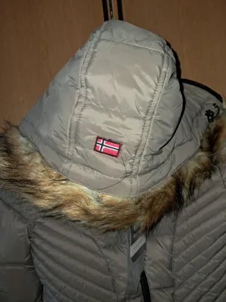 Parka Geographical Norway Beige Talla M