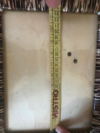 Cornice vintage decorativa effetto zebra