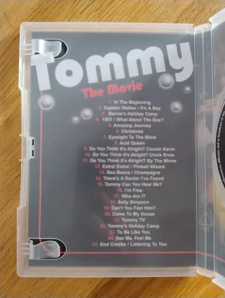 Tommy The Movie DVD edición Reino Unido