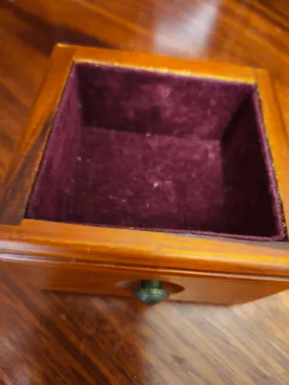 Joyero Armario Madera Cajones y Puerta Cristal