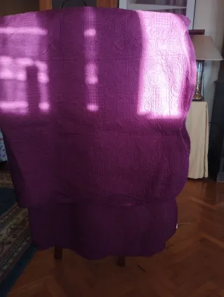 Colcha Zara Home Morada 270x280 cm