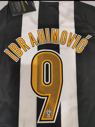 Camiseta Juventus 2004 L Ibrahimovic 9