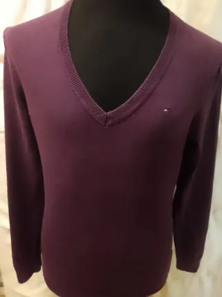 Jersey Tommy Hilfiger Algodón Pima Cuello Pico M