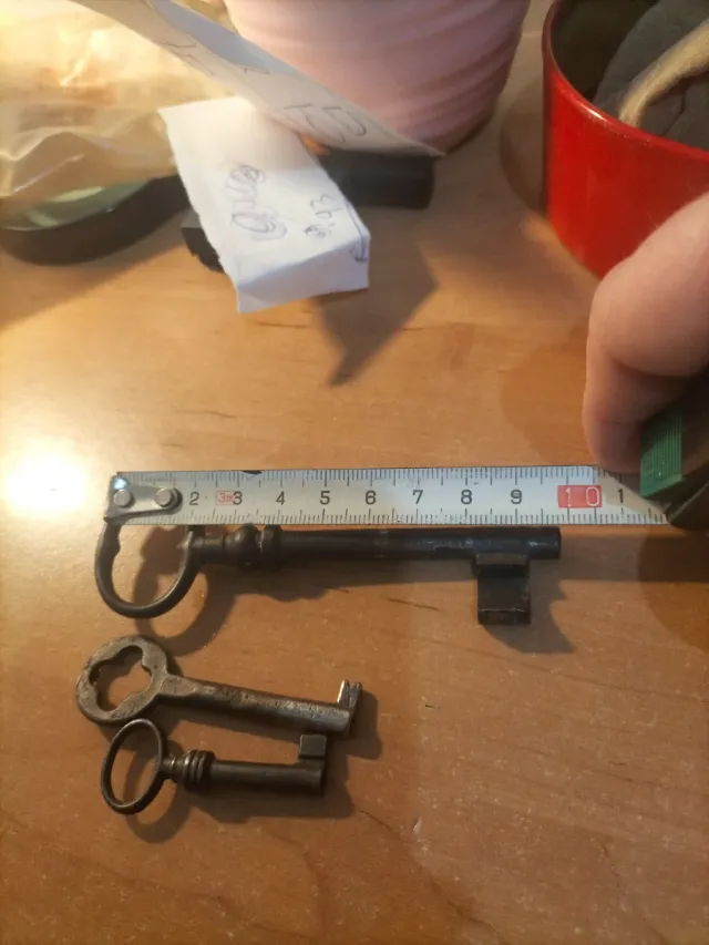 Lote de 7 llaves antiguas