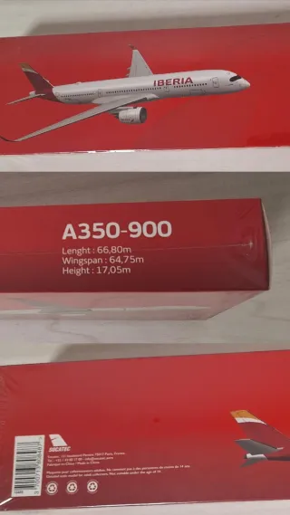 Maqueta Avión Iberia A350-900 Nueva. € negociable.