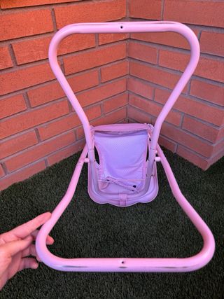 Trona para muñecas La Nina rosa