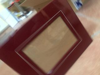 Cornice rossa vintage per foto