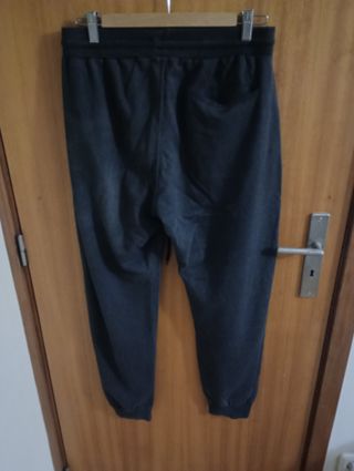 Calças Fato Treino Pretas Algodão