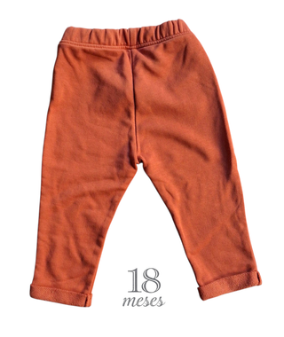 Conj Camisola + Calças Branco e Tijolo Kiabi 18 me