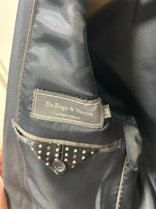 Traje azul rayas Do Rego & Novoa Talla 48