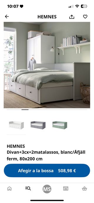 Cama ikea Hemnes Divan