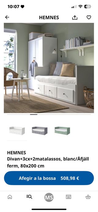 Cama ikea Hemnes Divan