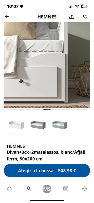 Cama ikea Hemnes Divan