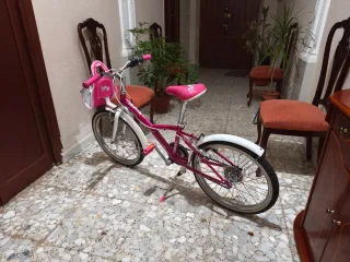 Bicicleta niña 20" rosa
