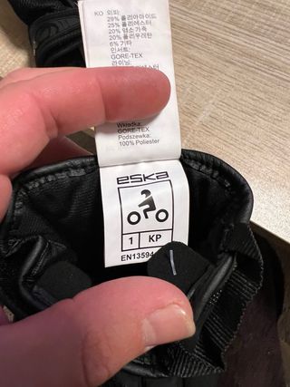 Guantes Eska Talla XL Negros. GORETEX
