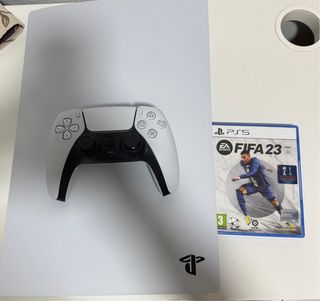 Consola PS5 Blanca + FIFA 23 + mando