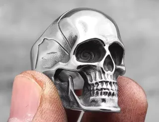 CALAVERA  - SKULL - ANILLO TAMAÑO 12