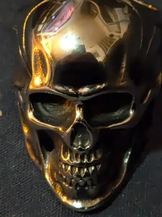 CALAVERA  - SKULL - ANILLO TAMAÑO 12