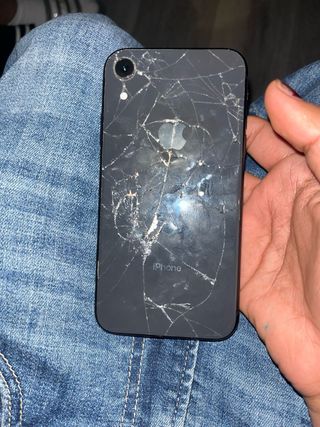 iPhone  xr Negro para piezas